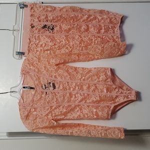 Lace bodysuit with skirt size M
